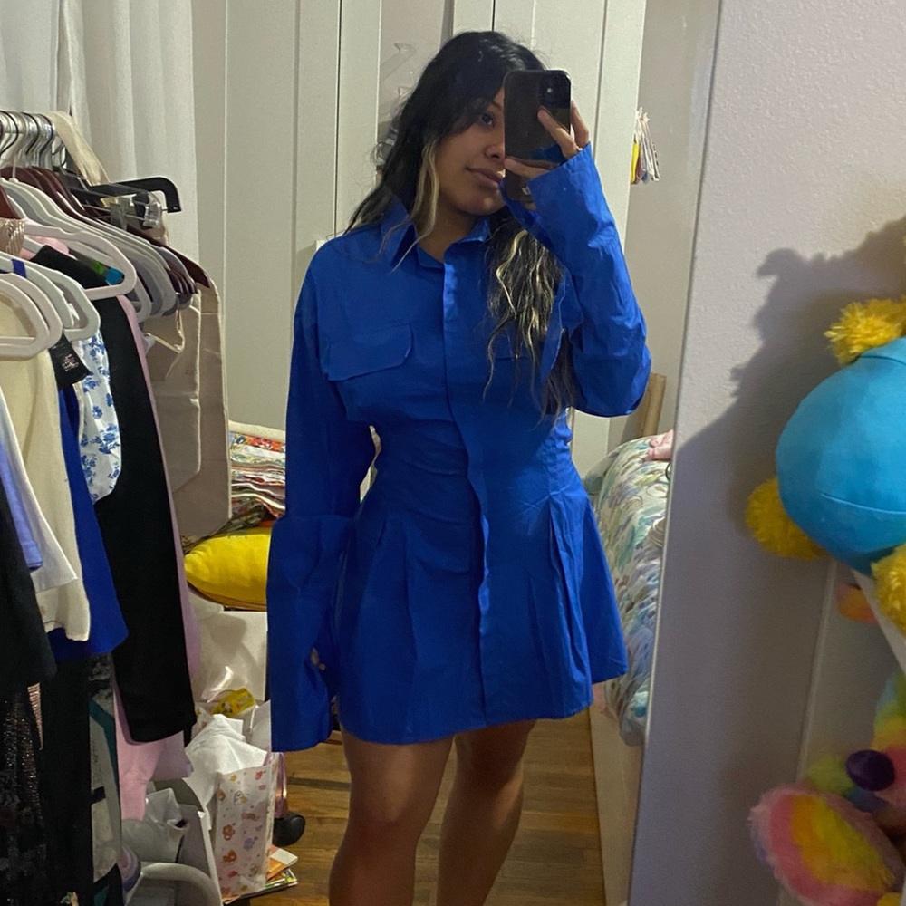 SOLD Button up shirt dress